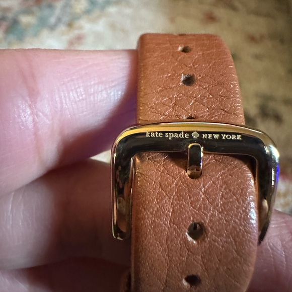 Kate Spade Monterey Mother of Pearl Dial Brown Leather Band Ladies Watch KSW1050 - Picture 8 of 8